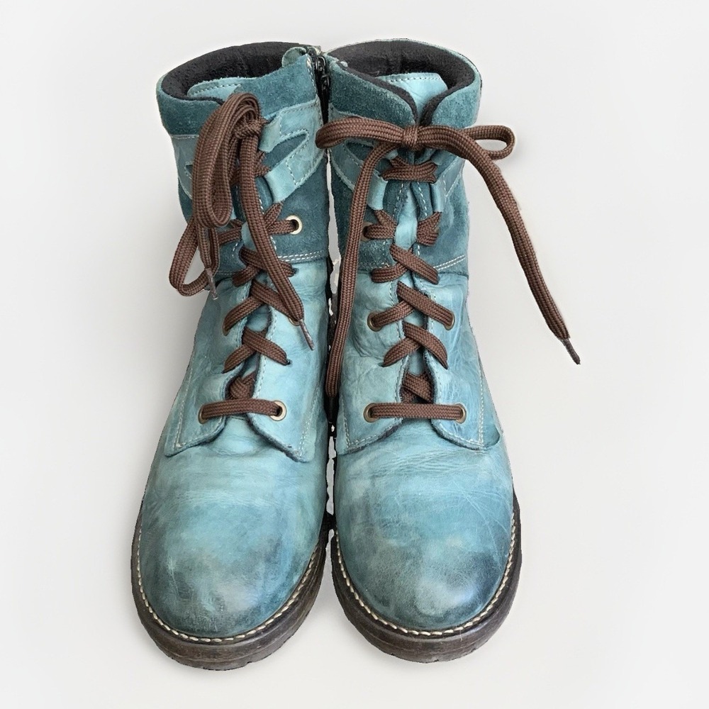 Dromedaris Kara Teal Boots - Picture 3 of 10
